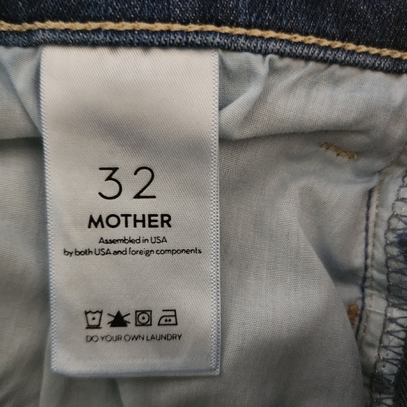 Mother Jean The Hustler Ankle Dark Wash size 32 - Picture 8 of 9